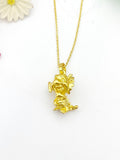 Gold Dragon Necklace Dragon Chinese Zodiac Signs, Birthday Gifts, Personalized Gifts, N5216A