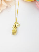 Pineapple Necklace, Gold Pineapple Fruit Necklace, Birthday Gift, N5168