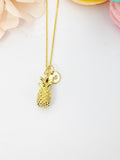 Pineapple Necklace, Gold Pineapple Fruit Necklace, Birthday Gift, N5168