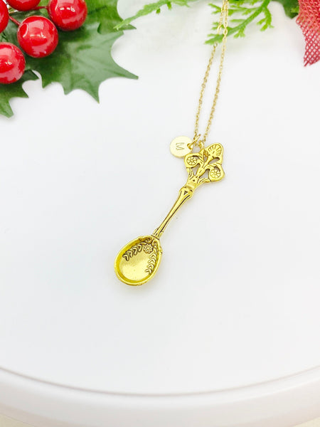 Gold Kitchen Utensil Charm Necklace Birthday Gifts, Personalized Gifts, N5145A