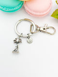Men Sit Under Coconut Tree Keychain Personalize Gifts, DN201