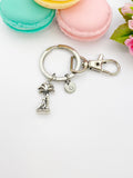 Men Sit Under Coconut Tree Keychain Personalize Gifts, DN201