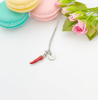 Red Hot Chili Pepper Necklace, Red Hot Chili Pepper Bracelet Personalized Gift, N1697A