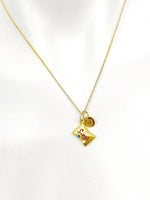 Gold Candy Sweet Necklace Personalized Gifts, N5187