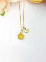 Gold Basket Necklace Personalized Gifts, N5188