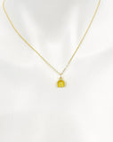 Gold Basket Necklace Personalized Gifts, N5188