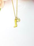 Gold High Heel Boot Necklace Personalized Gifts, N5190