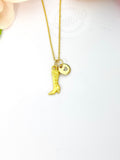 Gold High Heel Boot Necklace Personalized Gifts, N5190