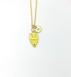 Gold Owl Necklace Birthday Gifts, Personalized Gifts, N5194
