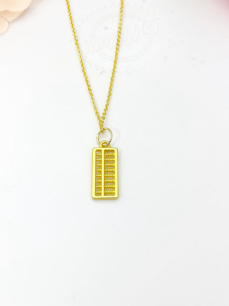 Gold Abacus Necklace Birthday Gifts, N5196A