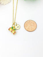 Gold Bamboo Stick Necklace Birthday Gifts, N5201A