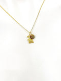 Gold Rabbit Holding Carrot Necklace, Birthday Gifts, Personalized Gifts, N5202