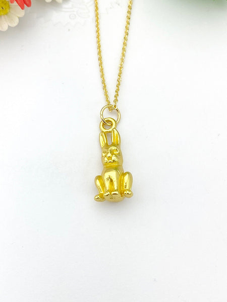 Gold Rabbit Necklace Birthday Gifts, N5205A