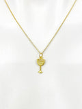 Gold Goblet Necklace Birthday Gifts, N5206A