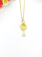 Gold Goblet Necklace Birthday Gifts, N5206A