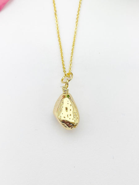 Gold Potato Necklace Birthday Gifts, Best Friends Gifts, N5208A