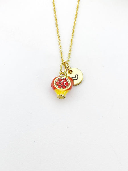 Gold Pomegranate Necklace Birthday Gifts, Personalized Gifts, N5210