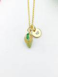 Gold Mangoes Fruit Necklace Birthday Gifts, Personalized Gifts, N5211