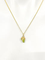 Gold Mangoes Fruit Necklace Birthday Gifts, N5211A