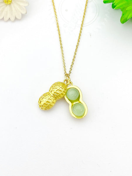 Gold Peanut Necklace Birthday Gifts, N5212A