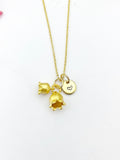 Gold Lily of the Vally Necklace, Bell Flower, Birthday Gifts, Personalized Gifts, N5213