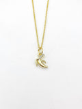 Gold Banana Necklace Fruit Foodie Gift, Birthday Gifts, Personalized Gifts, N5214A