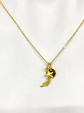 Gold Shooting Star Necklace Birthday Gifts, Personalized Gifts, N5215