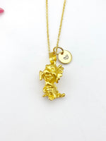 Gold Dragon Necklace Dragon Chinese Zodiac Signs, Birthday Gifts, Personalized Gifts, N5216