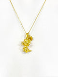 Gold Dragon Necklace Dragon Chinese Zodiac Signs, Birthday Gifts, Personalized Gifts, N5216