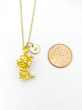 Gold Dragon Necklace Dragon Chinese Zodiac Signs, Birthday Gifts, Personalized Gifts, N5216A
