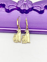 Gold Mother Daughter Penguin Earrings Birthday Gift, N4859A
