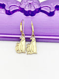 Gold Mother Daughter Penguin Earrings Birthday Gift, N4859A