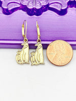 Gold Mother Daughter Penguin Earrings Birthday Gift, N4859A