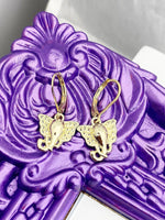 Gold Elephant Earrings Birthday Gift, N5219