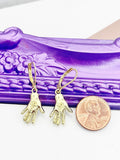 Gold Evil Eye Palm Earrings Birthday Gift, N5221
