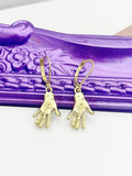 Gold Evil Eye Palm Earrings Birthday Gift, N5221