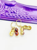Gold Peanut Earrings Birthday Gift, NL429