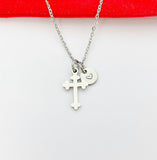 Cross Necklace Stainless Steel Jewelry, Birthday Gifts, Personalized Customized Gifts, N5232