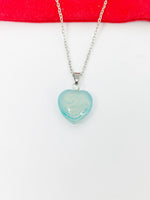 Agate Necklace Natural Gemstone Jewelry, Birthday Gifts, Personalized Customized Gifts, N5237