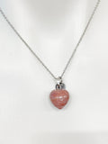 Natural Rhodochrosite Pendants Necklace, Natural Gemstone Jewelry, Birthday Gifts, Personalized Customized Gifts, N5242