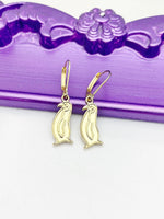 Gold Penguin Earrings Birthday Gift, N4858A