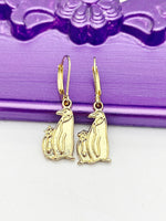 Gold Mother Daughter Penguin Earrings Birthday Gift, N4859A