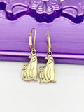 Gold Mother Daughter Penguin Earrings Birthday Gift, N4859A