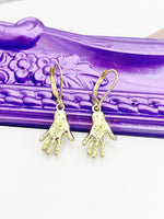 Gold Evil Eye Palm Earrings Birthday Gift, N5221