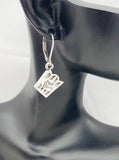 Silver Popcorn Earrings, N5224