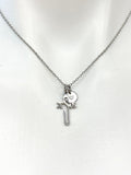 Jesus Cross Necklace Stainless Steel Jewelry, Birthday Gifts, Personalized Customized Gifts, N5233