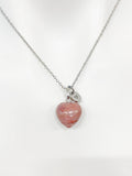 Natural Rhodochrosite Pendants Necklace, Natural Gemstone Jewelry, Birthday Gifts, Personalized Customized Gifts, N5242
