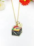 Sushi Charm Necklace, Sukiyaki, N5251