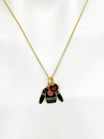 Sweater Charm Necklace Gold Necklace, Birthday Gifts, Personalized Customized Gifts, N5252