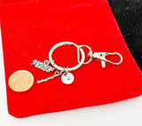 Drum Major Marching Band Keychain School Band Gift, Personalized Customized Jewelry Gifts, N1364A